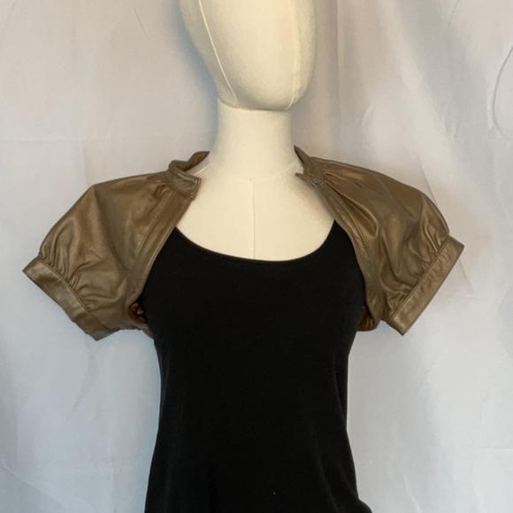 NWT Marciano leather bolero shrug size XS - Picture 1 of 6